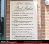 Pool Rules Signs